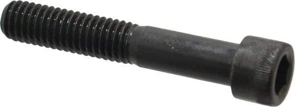 Made in USA - 3/8-16 UNC Hex Socket Drive, Socket Cap Screw - Alloy Steel, Black Oxide Finish, Partially Threaded, 2-1/4" Length Under Head - Caliber Tooling