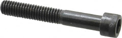 Made in USA - 3/8-16 UNC Hex Socket Drive, Socket Cap Screw - Alloy Steel, Black Oxide Finish, Partially Threaded, 2-1/2" Length Under Head - Caliber Tooling