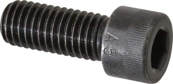 Made in USA - 1/2-13 UNC Hex Socket Drive, Socket Cap Screw - Alloy Steel, Black Oxide Finish, Fully Threaded, 1-1/4" Length Under Head - Caliber Tooling