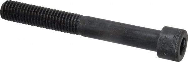 Made in USA - 1/2-13 UNC Hex Socket Drive, Socket Cap Screw - Alloy Steel, Black Oxide Finish, Partially Threaded, 4" Length Under Head - Caliber Tooling