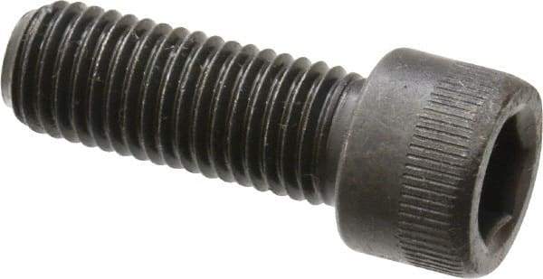 Made in USA - 5/16-24 UNF Hex Socket Drive, Socket Cap Screw - Alloy Steel, Black Oxide Finish, Fully Threaded, 7/8" Length Under Head - Caliber Tooling