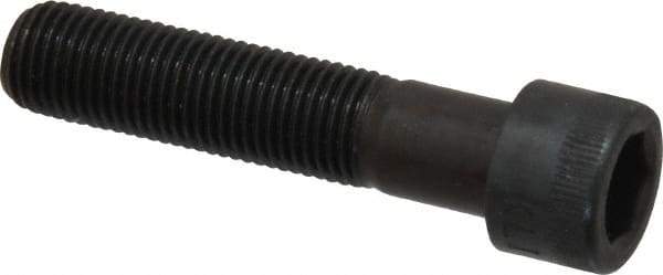 Made in USA - 3/8-24 UNF Hex Socket Drive, Socket Cap Screw - Alloy Steel, Black Oxide Finish, Partially Threaded, 1-3/4" Length Under Head - Caliber Tooling