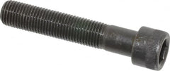 Made in USA - 3/8-24 UNF Hex Socket Drive, Socket Cap Screw - Alloy Steel, Black Oxide Finish, Partially Threaded, 2" Length Under Head - Caliber Tooling