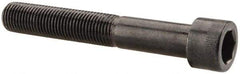 Made in USA - 3/8-24 UNF Hex Socket Drive, Socket Cap Screw - Alloy Steel, Black Oxide Finish, Partially Threaded, 2-1/2" Length Under Head - Caliber Tooling