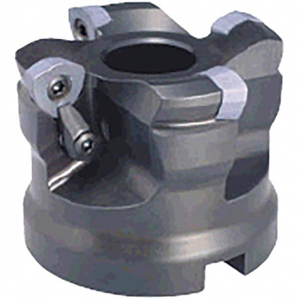 Tungaloy - 2-1/2" Cut Diam, 3/4" Arbor Hole, Indexable High-Feed Face Mill - Caliber Tooling