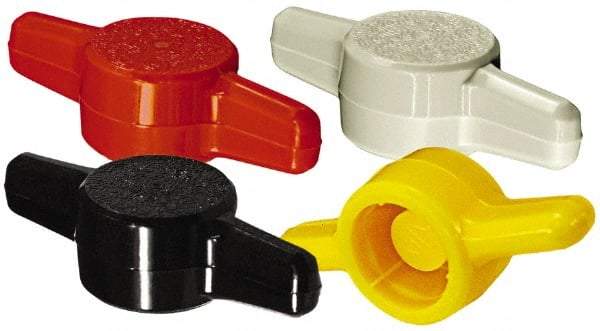 Made in USA - Tee Plastic Thumb Screw - 45mm OAL, 45mm Head Diam x 12.5mm Head Height - Caliber Tooling