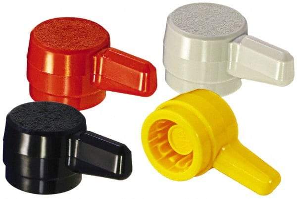 Made in USA - L Plastic Thumb Screw - 11/16" OAL, 11/16" Head Diam x 7/16" Head Height - Caliber Tooling