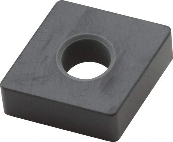 Iscar - CNGA432 T Grade IS8 Ceramic Turning Insert - Uncoated, 80° Diamond, 1/2" Inscr Circle, 3/16" Thick, 1/32" Corner Radius - Caliber Tooling