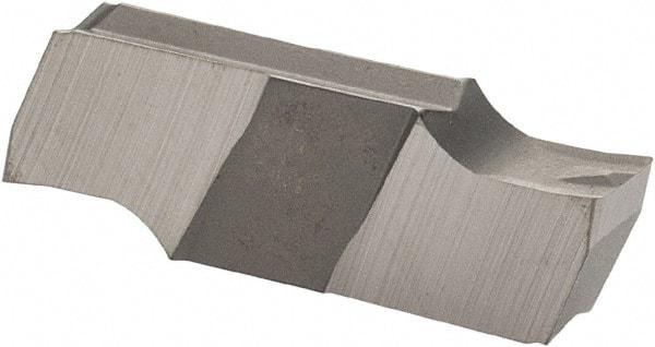 Iscar - 318020GIPI Grade IC20, 3.18mm Cutting Width Carbide Grooving Insert - Neutral, 0.2mm Corner Radius, Uncoated - Caliber Tooling