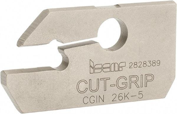 Iscar - 4.4 to 6.4mm Groove Width, 15mm Max Depth of Cut, Neutral Cut, CGIN Indexable Grooving Blade - GIFI, GIFI-E, GIFI-E (Full Radius), GINI-E, GIPI, GIPI (Full Radius), GIPI-E, TIPI-MT Insert Style, Series Cut Grip - Caliber Tooling