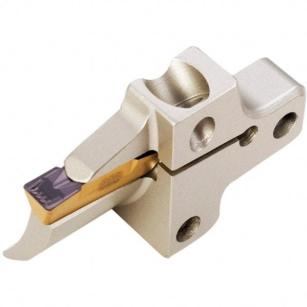 Iscar - Right Hand Cut, 8mm Insert Width, Cutoff & Grooving Support Blade for Indexables - 23mm Max Depth of Cut - Caliber Tooling