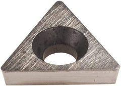 Iscar - TPGB2-1 Grade IC70 Carbide Turning Insert - Uncoated, 60° Triangle, 1/4" Inscr Circle, 3/32" Thick, 1/64" Corner Radius - Caliber Tooling