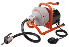 Ridgid - Electric Battery Drain Cleaning Machine - For 3/4" to 2" Pipe, 35' Cable - Caliber Tooling