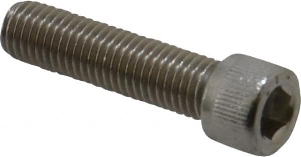 Value Collection - 1/4-28 UNF Hex Socket Drive, Socket Cap Screw - Grade 316 Stainless Steel, Uncoated, 1" Length Under Head - Caliber Tooling