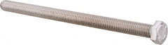 Value Collection - 3/8-16 UNC, 6" Length Under Head Hex Head Cap Screw - Fully Threaded, Grade 316 Stainless Steel, Uncoated, 9/16" Hex - Caliber Tooling