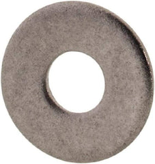 Value Collection - #2 Screw, Grade 316 Stainless Steel Standard Flat Washer - 3/32" ID x 1/4" OD, 0.025" Thick, Plain Finish - Caliber Tooling