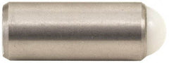 Gibraltar - 0.284" Body Length x 1/8" Body Diam, 0.75 Lb Init to 2.5 Lb Final End Force, Steel Press Fit Ball Plunger - 0.093" Ball Diam, 0.035" Max Ball Reach, +0.0010; +0.0020" Tolerance - Caliber Tooling