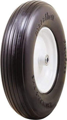 Marathon Industries - 3-45/64" Wide x 15-1/2" High x 4" Deep Flat Free Hand Truck Tire - 500 Lb Load Capacity - Caliber Tooling