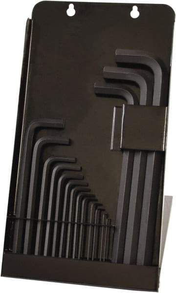 Bondhus - 16 Piece L-Key Ball End Hex Key Set - Hex Range 0.05 to 5/8", Protanium High Torque Steel - Caliber Tooling