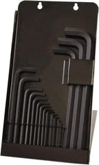 Bondhus - 16 Piece L-Key Ball End Hex Key Set - Hex Range 0.05 to 5/8", Protanium High Torque Steel - Caliber Tooling