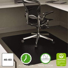 Deflect-o - 53" Long x 45" Wide, Chair Mat - Rectangular, Straight Edge Style - Caliber Tooling