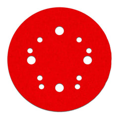 Hook & Loop Discs; Disc Diameter (Decimal Inch): 5; Grade: Medium; Grit: 100; Abrasive Material: Ceramic Blend; Disc Color: Red; Package Quantity: 50; Grit: 100; Grit: 100; Package Quantity: 50