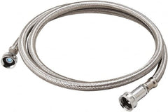 B&K Mueller - 3/4" Hose Inlet, 3/4" Hose Thread Outlet, Stainless Steel Washing Machine Connector - Use with Washer Machines - Caliber Tooling