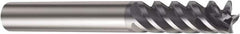 Sandvik Coromant - 5/8", 4 Flute, Solid Carbide, 1/32" Corner Radius End Mill - 4-1/2" OAL, 50° Helix, 1-1/4" LOC - Caliber Tooling