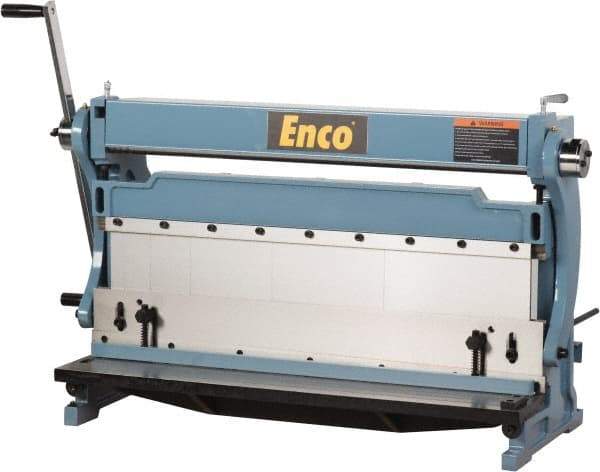 Enco - Combination Roller, Shear & Brake Machines Maximum Mild Steel Shearing Capacity (Gauge): 20 Maximum Mild Steel Bending Capacity (Gauge): 20 - Caliber Tooling