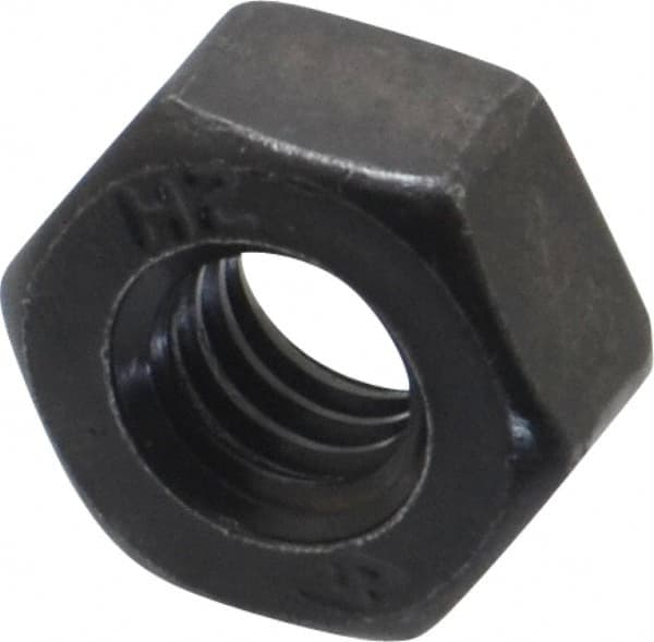 Value Collection - 5/16-18 UNC Steel Right Hand Heavy Hex Nut - 9/16" Across Flats, 19/64" High, Uncoated, 2B Class of Fit - Caliber Tooling