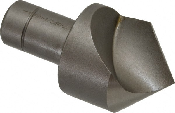 Keo - 1-1/2" Head Diam, 3/4" Shank Diam, 1 Flute 90° Cobalt Countersink - Caliber Tooling