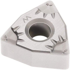 Seco - WNMG332 W-MF5 Grade TP2501 Carbide Turning Insert - Al2O3 Finish, 80° Trigon, 3/8" Inscr Circle, 3/16" Thick, 1/32" Corner Radius - Caliber Tooling