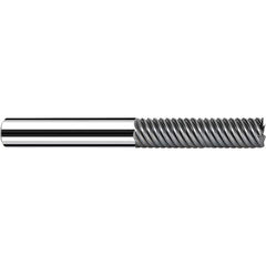 Fraisa - 1/4, 1" LOC, 1/4" Shank Diam, 3" OAL, 5 Flute Solid Carbide Square End Mill - Caliber Tooling