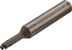 Sandvik Coromant - CoroMill 327 5/8" Weldon Shank Milling Tip Insert Holder & Shank - 12.26mm Projection, 0.3543" Neck Diam, 09 Neck Thread, 9mm Nose Diam, 74.26mm OAL, Steel A327-xxB Tool Holder - Caliber Tooling