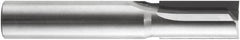 RobbJack - 12mm Diam, 12mm Shank Diam, 22mm Length of Cut, 2 Flute Square End Straight Router Bit - 3" Overall Length, Right Hand Cut, Solid Carbide - Caliber Tooling