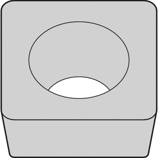 Kennametal - SCMW433 NONE Grade KCK20B Carbide Turning Insert - TiOCN Finish, 90° Square, 1/2" Inscr Circle, 3/16" Thick, 3/64" Corner Radius - Caliber Tooling