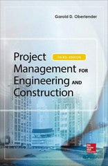 McGraw-Hill - PROJECT MANAGEMENT FOR ENGINEERING AND CONSTRUCTION Handbook, 3rd Edition - by Garold (Gary) Oberlender, McGraw-Hill, 2014 - Caliber Tooling