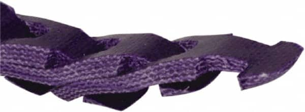 Fenner Drives - Section Round, 3/8" Diam, Adjustable Replacement Belt - Polyester/Polyurethane Composite, Purple, Link Style Round Belt - Caliber Tooling