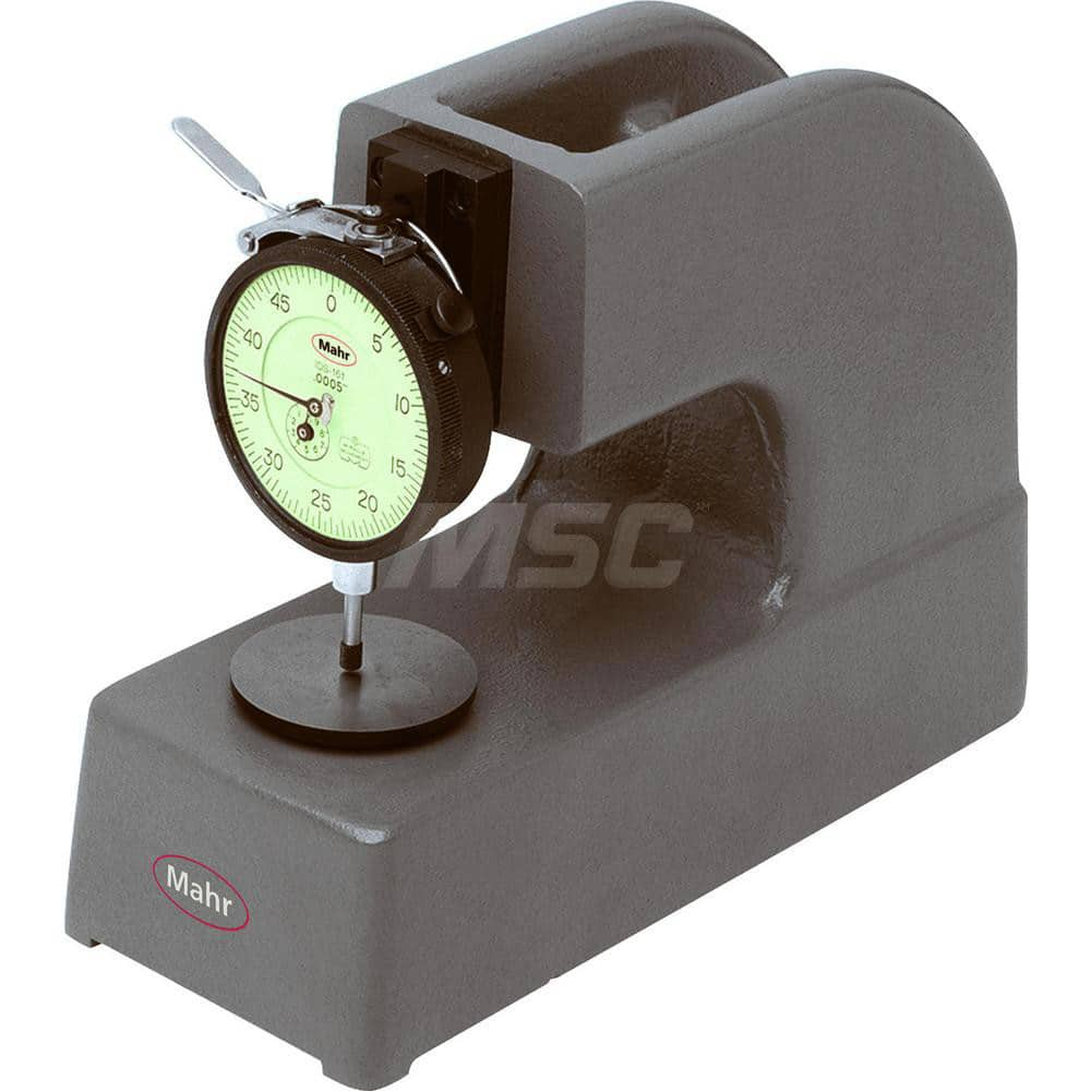 Mahr - Dial Thickness Gages; Minimum Measurement (Inch): 0 ; Minimum Measurement (mm): 0 ; Minimum Measurement (Decimal Inch): 0 ; Maximum Measurement (Inch): 1.9800 ; Maximum Measurement (Decimal Inch): 1.9800 ; Maximum Measurement (mm): 25 - Exact Industrial Supply