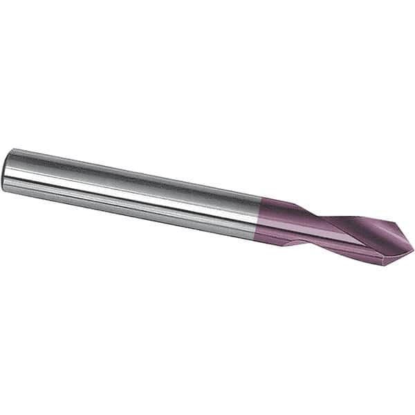 Magafor - 3/8" Body Diam, 90°, 2-3/4" OAL, Solid Carbide Spotting Drill - Caliber Tooling