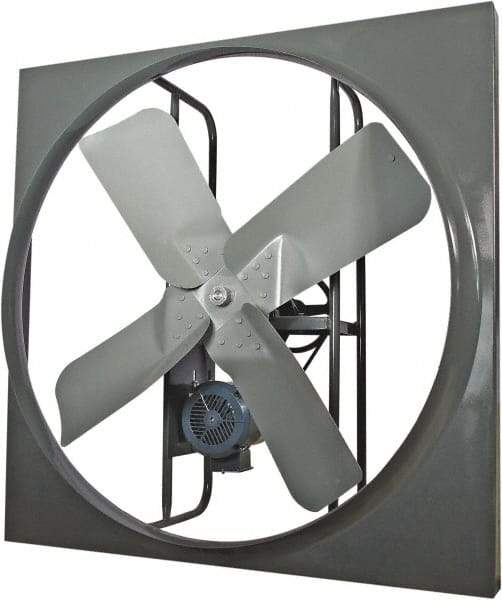 Americraft - 24" Blade, Belt Drive, 1/3 hp, 5,300 CFM, TEFC Exhaust Fan - 7.2/3.6 Amp, 115/230 Volt, Single Phase - Caliber Tooling