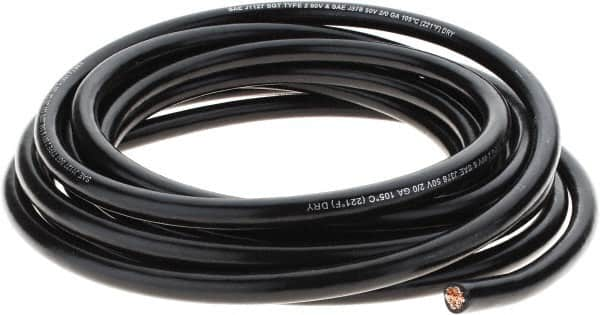 EastPenn - 2/0 Gauge Top Post Cable - Black, 25" Long - Caliber Tooling