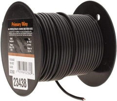 EastPenn - 16 AWG Automotive Plastic Insulated, Single Conductor Wire - 100' Long, Black - Caliber Tooling