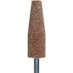 ‎3/4″ × 2-1/2″ 1/4″ Spindle Gemini Mounted Point A1 36 Grit Aluminum Oxide - Caliber Tooling