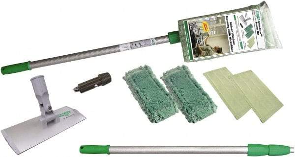 Unger - 8" Wide Microfiber Strip Washer Window Cleaning Kit - Microfiber, 8 Inch Wide Blade - Caliber Tooling