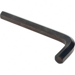 Value Collection - 9/16" Hex, Short Arm, Hex Key - 5-21/32" OAL, Alloy Steel, Inch System of Measurement - Caliber Tooling