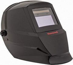 Honeywell - 110mm Window Width x 90mm Window Height, 9 to 13 Shade Auto-Darkening Lens, Fixed Front Welding Helmet - Black Nylon Clear/Green Lens - Caliber Tooling