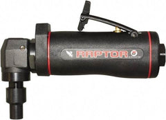 Universal Tool - Angle Handle, Angle Air Die Grinder - 18,000 RPM, Dual Capable Exhaust, 3.5 CFM, 0.4 hp, 90 psi - Caliber Tooling