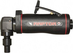 Universal Tool - Angle Handle, Angle Air Die Grinder - 12,000 RPM, Dual Capable Exhaust, 3 CFM, 0.4 hp, 90 psi - Caliber Tooling