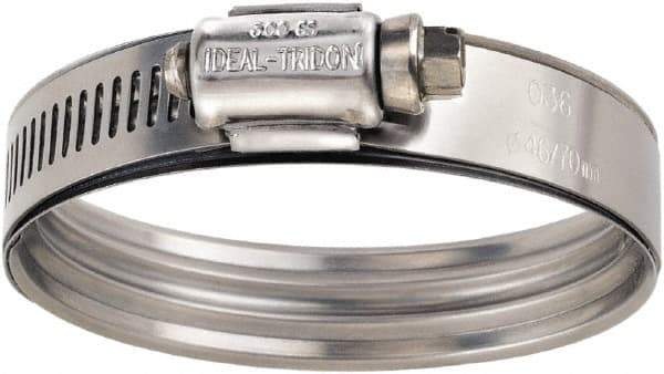 IDEAL TRIDON - 3-1/4 to 4-1/16" Hose, 9/16" Wide, Constant Torque Clamp - 2-11/16 to 4-1/16" Diam, Stainless Steel - Caliber Tooling